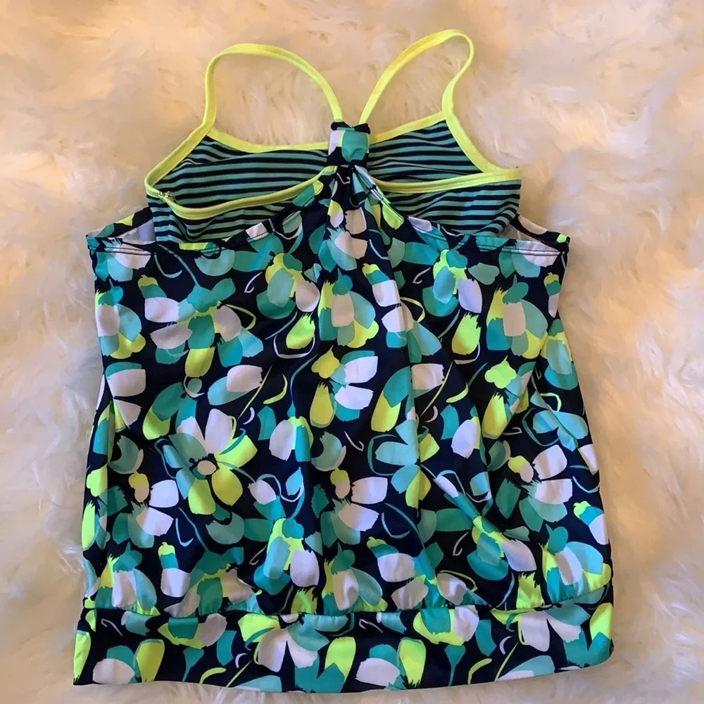 Gymboree tank with built in shelf bralette